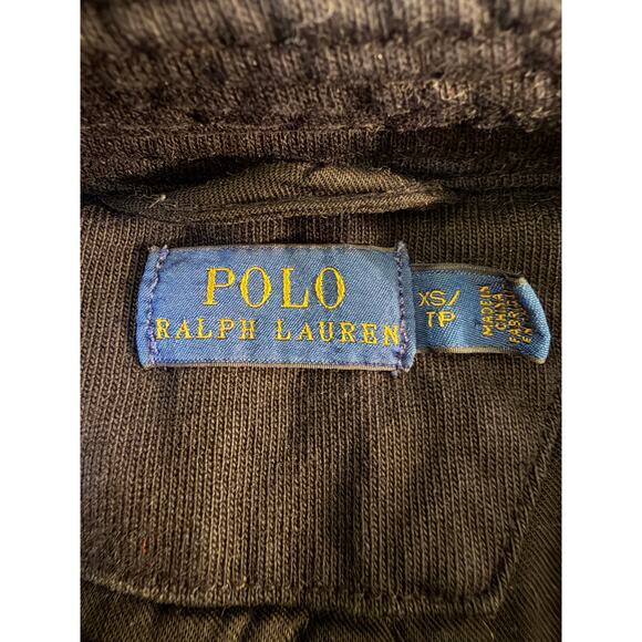 Polo Ralph Lauren Women's XS Black Quilted Cotton Moto Zip Up Jacket - Picture 5 of 9